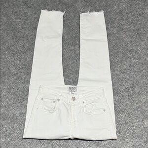 Agolde White High-Rise Skinny Jeans